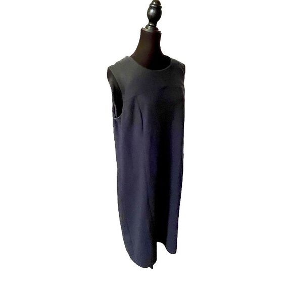 J. JILL Ponte Knit Stretch Black Shift Dress Size X1 - Picture 1 of 7